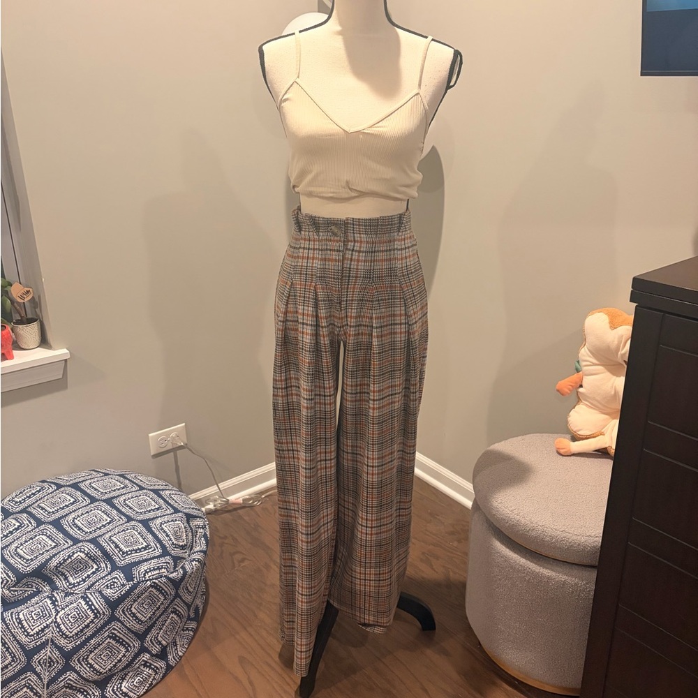 ✨Anthropologie (EUC) Maeve Plaid Pants Size 00✨